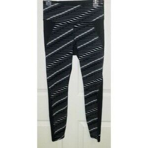 Athleta Size Sm Capri Cropped Leggings Black Gray Beige S/457962-00 S/74297 EUC